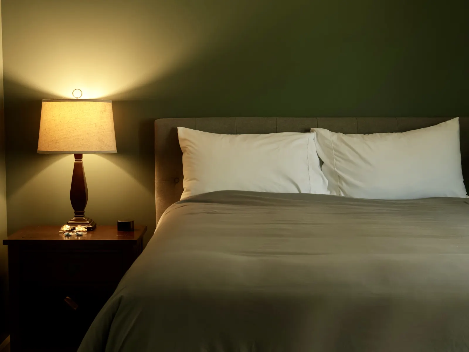 Private queen room with a view of Pisgah decor at the hostel